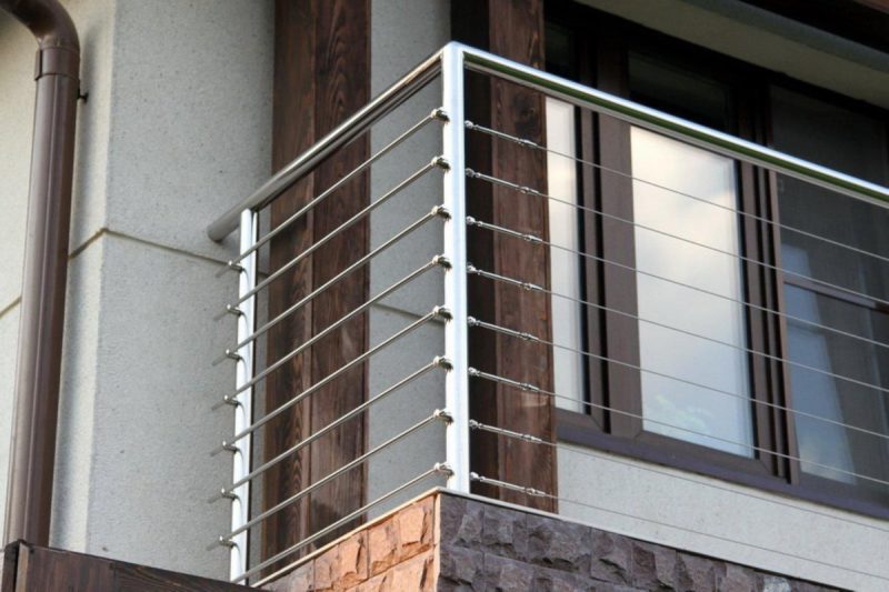 Защищенные ригельные ограждения для балконов